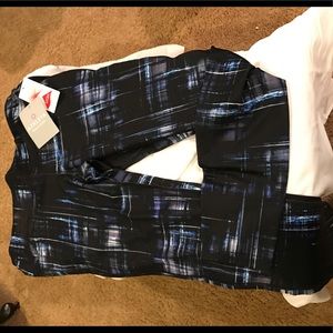 Athleta Plaid Chaturanga Tight